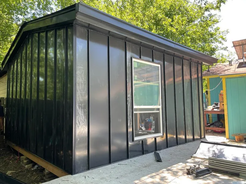 Black standing seam metal wall panels for Metal Roof Installation in Milton-Freewater